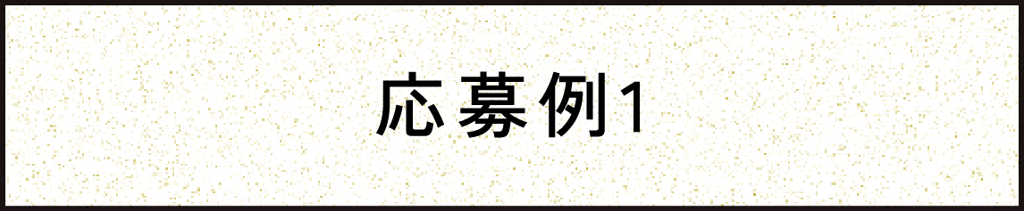 応募例1