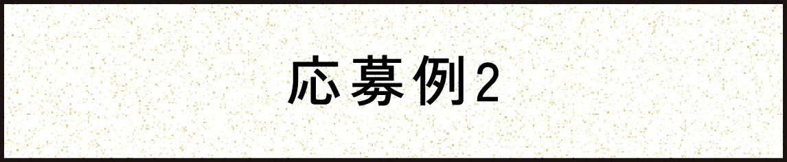 応募例2