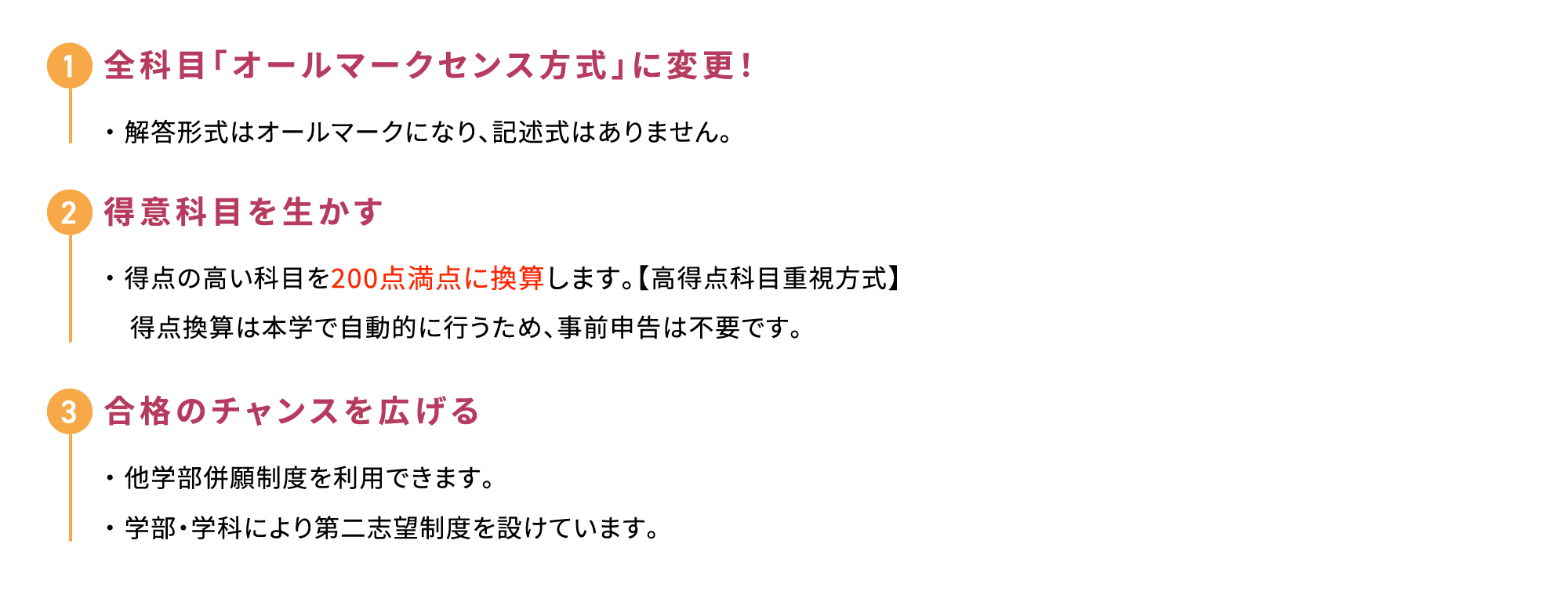 後期日程の詳細