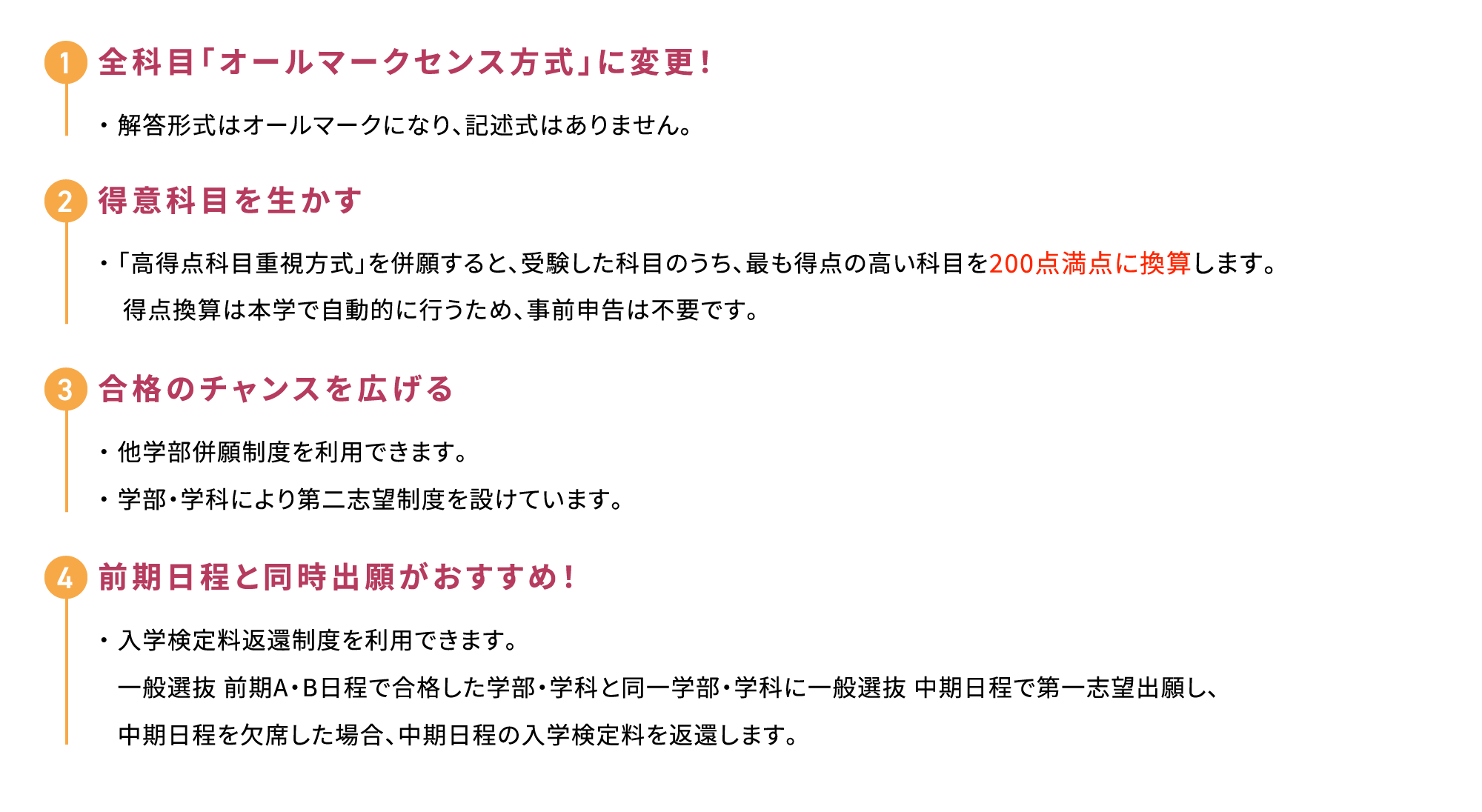 中期日程の詳細