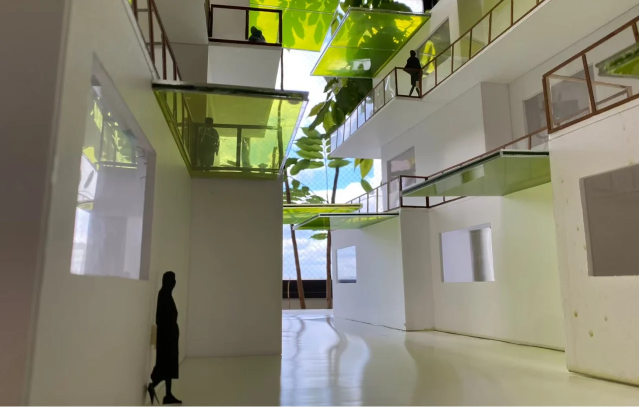 光合成建築を取り入れたマンションのデザイン