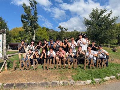 Laboratory members during a group outing
