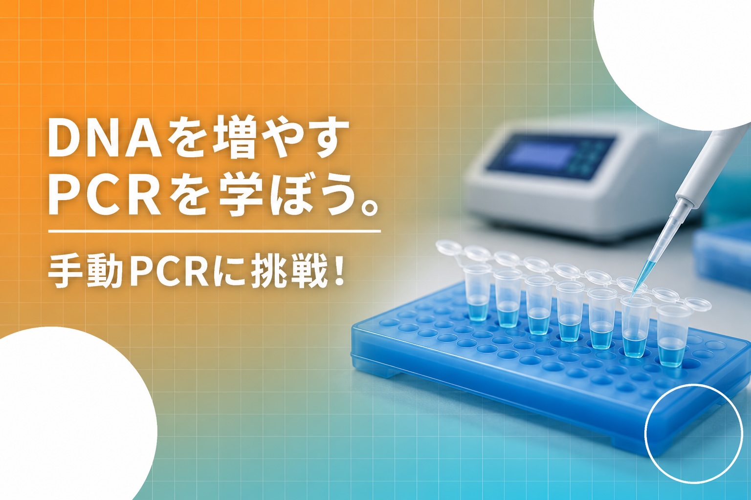 手動PCRに挑戦